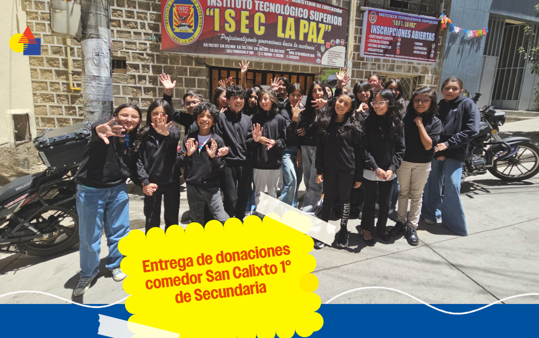 Entrega de donaciones – Comedor San Calixto