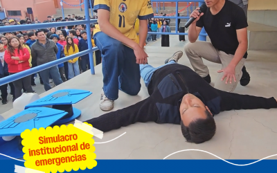 Simulacro institucional de emergencias