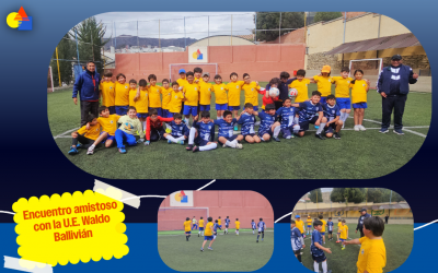Encuentro amistoso con la U.E. Waldo Ballivián