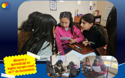 Misterio y aprendizaje en inglés: escape room en 1° de Secundaria