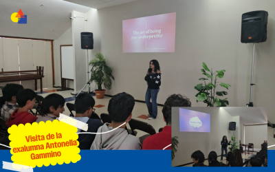 Visita de la exalumna Antonella Gammino